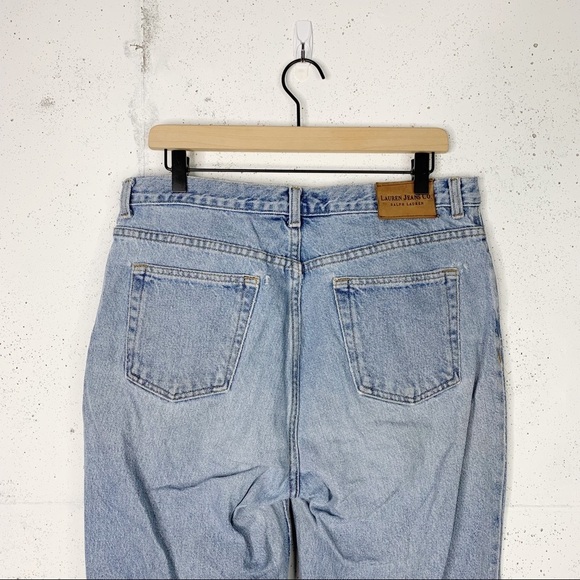 Lauren Ralph Lauren Co Vintage Light Wash Mom Jeans - Picture 11 of 13